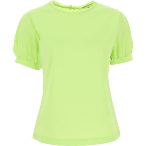 Stijlvolle Blauw en Groen T-Shirt voor Vrouwen Liviana Conti , Green ,...