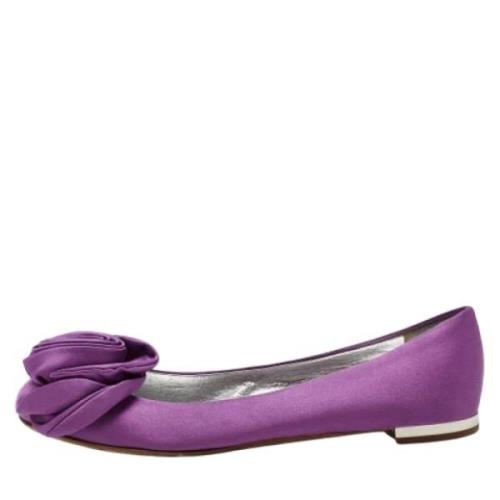 Pre-owned Platte schoenen Giuseppe Zanotti Pre-owned , Purple , Dames