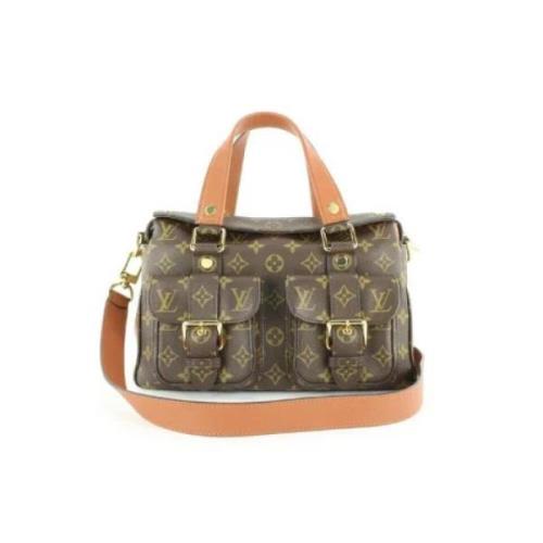 Tweedehands schoudertas Louis Vuitton Vintage , Brown , Dames