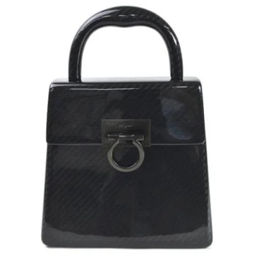 Pre-owned Plastic handbags Salvatore Ferragamo Pre-owned , Black , Dam...