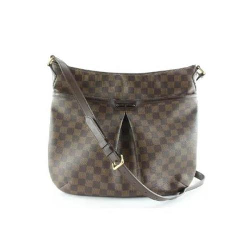 Vintage Bruine Stoffen Schoudertassen Louis Vuitton Vintage , Brown , ...