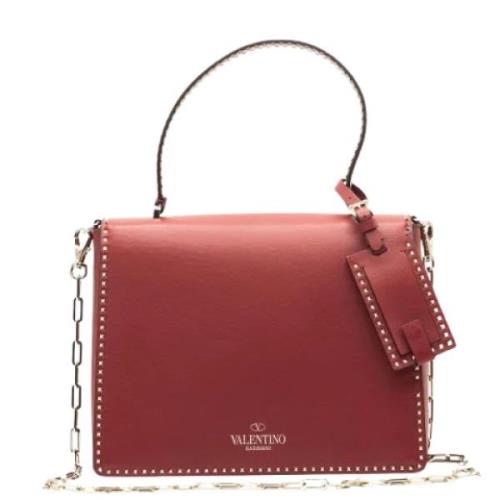 Pre-owned Leather handbags Valentino Vintage , Red , Dames