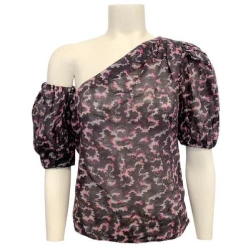 Pre-owned Cotton tops Isabel Marant Pre-owned , Black , Dames