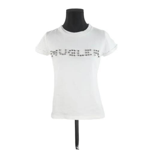 Pre-owned Cotton tops Mugler Pre-owned , White , Dames
