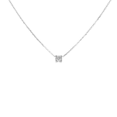 Pre-owned White Gold necklaces Cartier Vintage , White , Dames