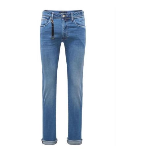 Stretch Slim-fit Jeans Incotex , Blue , Heren