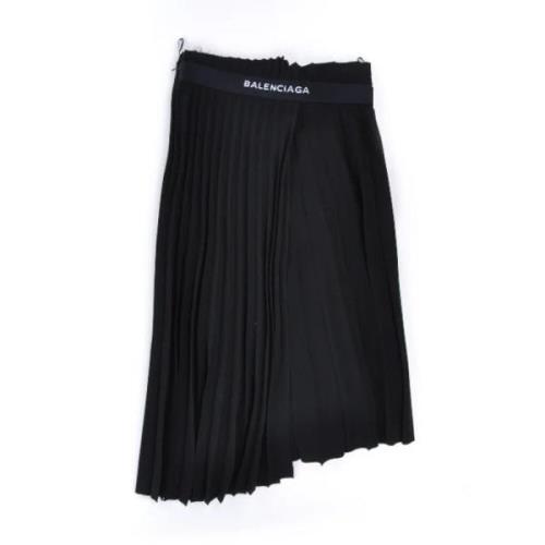 Tweedehands polyester broeken-shorts-rokken Balenciaga Vintage , Black...