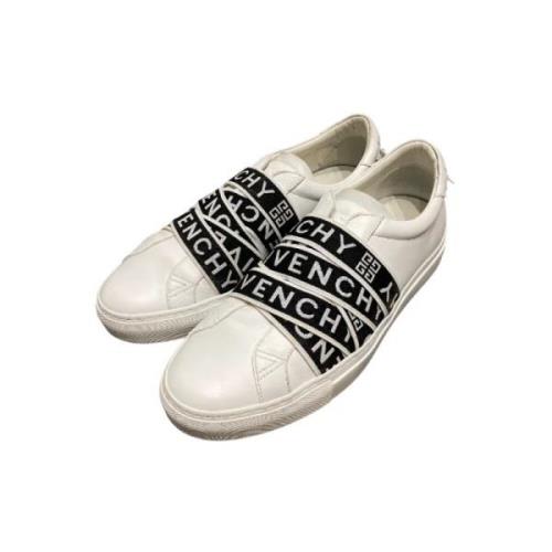 Pre-owned Leather sneakers Givenchy Pre-owned , White , Dames