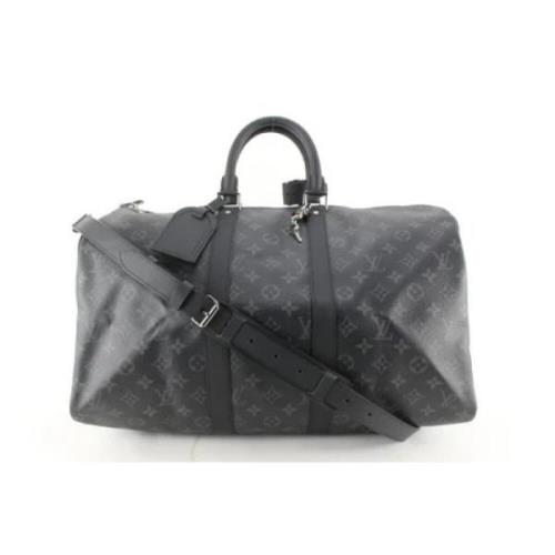 Tweedehands weekendtas Louis Vuitton Vintage , Black , Dames