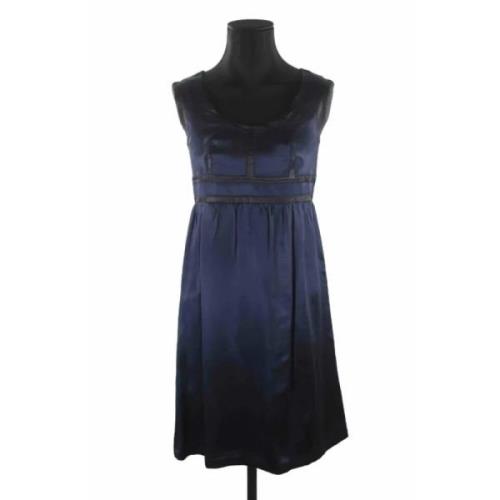 Pre-owned Silk dresses Proenza Schouler Pre-owned , Blue , Dames