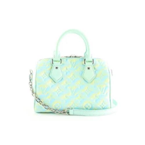 Tweedehands handtas Louis Vuitton Vintage , Green , Dames