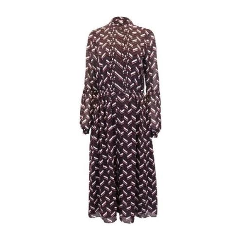 Pre-owned Polyester dresses Michael Kors Pre-owned , Purple , Dames