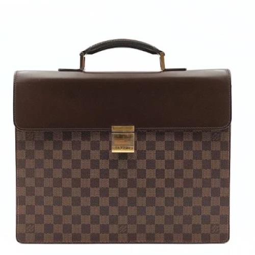 Altona Damier Ebene Zakelijke Tas Louis Vuitton Vintage , Brown , Dame...