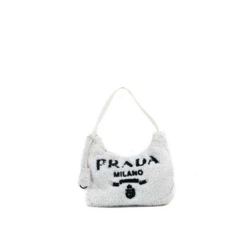 Pre-owned Fabric prada-bags Prada Vintage , White , Dames