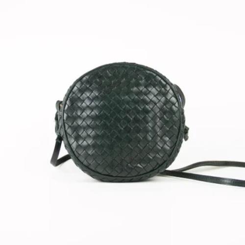 Tweedehands Zwarte Stoffen Crossbody Tas Bottega Veneta Vintage , Blac...