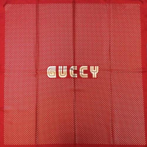 Pre-owned Silk scarves Gucci Vintage , Red , Dames