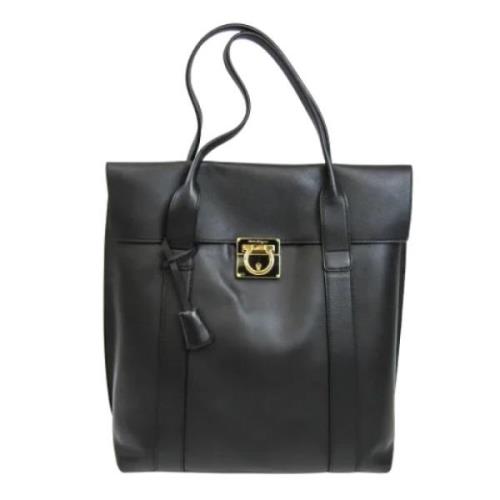 Pre-owned Leather handbags Salvatore Ferragamo Pre-owned , Black , Uni...