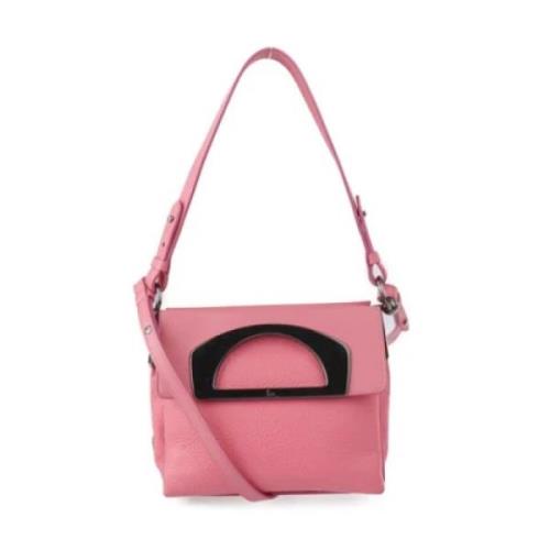 Pre-owned Leather handbags Christian Louboutin Pre-owned , Pink , Dame...