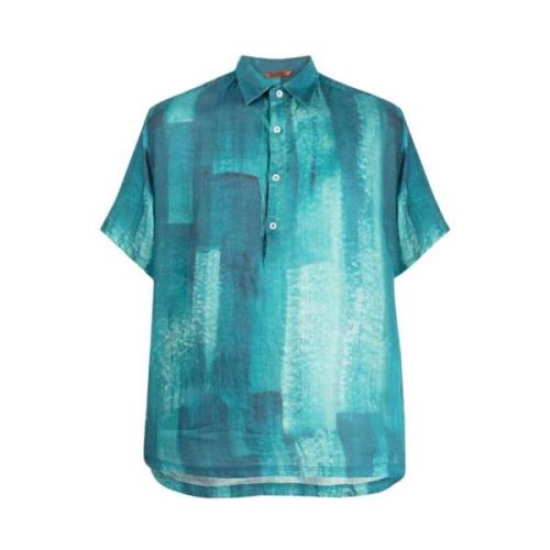 MM polo shirt with printing Barena Venezia , Blue , Heren