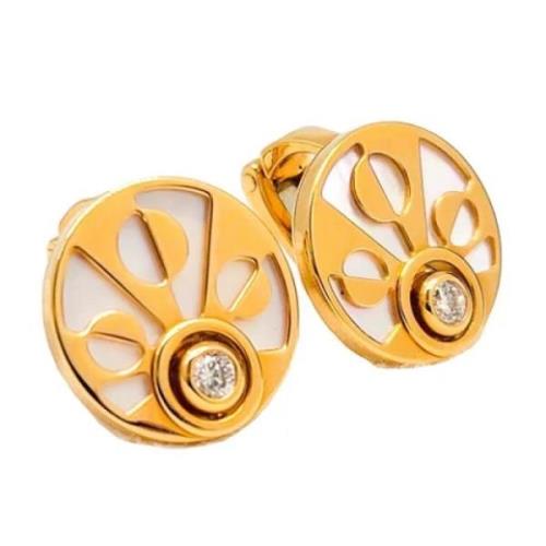 Pre-owned Rose Gold earrings Bvlgari Vintage , Yellow , Dames