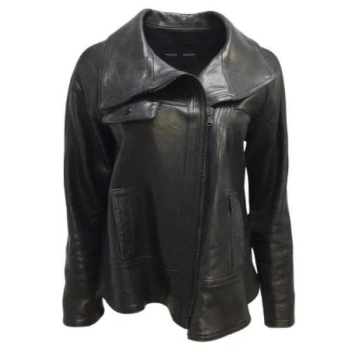 Pre-owned Leather outerwear Proenza Schouler Pre-owned , Black , Dames