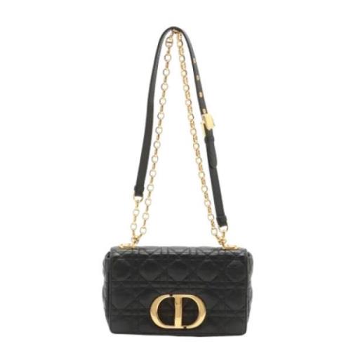 Pre-owned Leather dior-bags Dior Vintage , Black , Dames