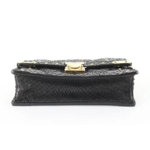 Tweedehands schoudertas Louis Vuitton Vintage , Black , Dames