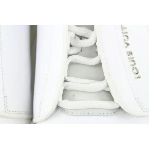 Pre-owned Leather sneakers Louis Vuitton Vintage , White , Dames