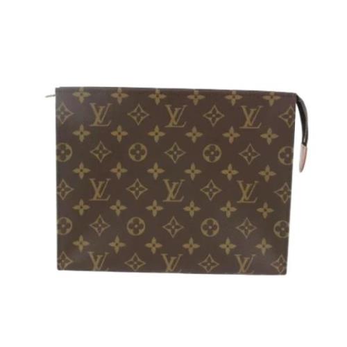 Tweedehands Canvas Tassen Ub2281 Louis Vuitton Vintage , Brown , Dames