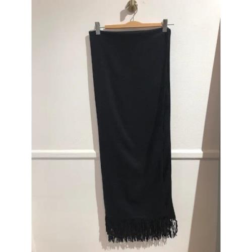 Pre-owned Cashmere scarves Dior Vintage , Black , Dames