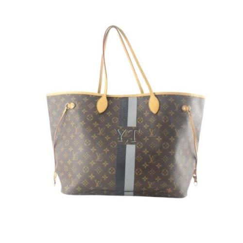 Pre-owned Leather louis-vuitton-bags Louis Vuitton Vintage , Gray , Da...