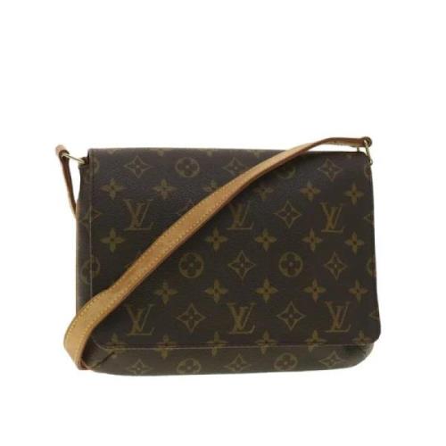 Pre-owned Canvas louis-vuitton-bags Louis Vuitton Vintage , Brown , Da...