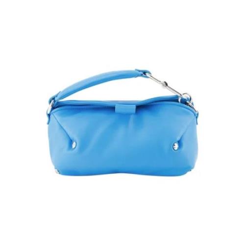 Leather handbags Off White , Blue , Dames