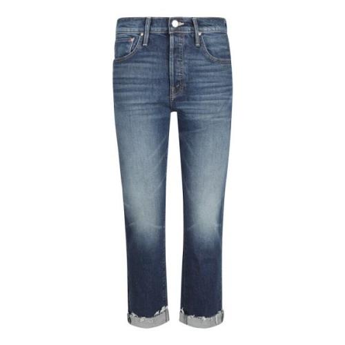 Rechte jeans Mother , Blue , Dames