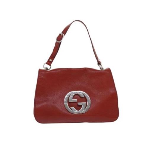 Pre-owned Leather gucci-bags Gucci Vintage , Red , Dames