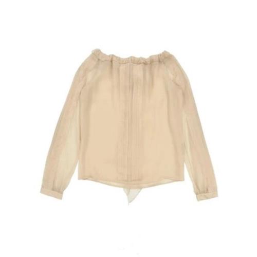 Pre-owned tops Versace Pre-owned , Beige , Dames