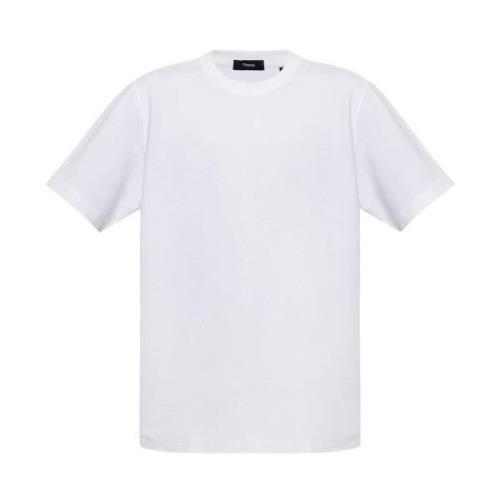 Crewneck T-shirt Theory , White , Heren
