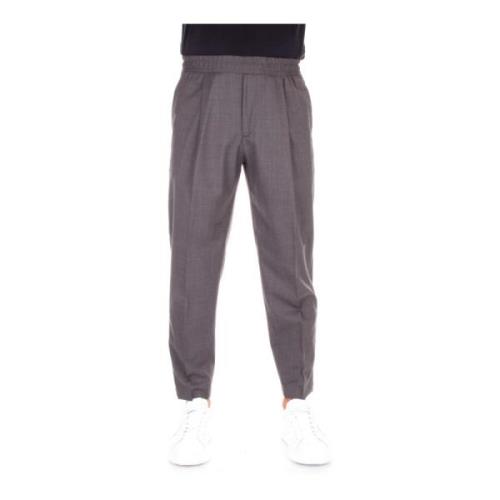 Grijze Broek met Rits Briglia , Gray , Heren