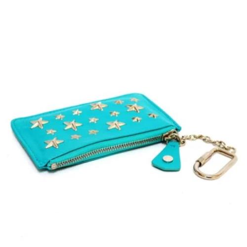 Pre-owned Wallets Jimmy Choo Pre-owned , Blue , Dames
