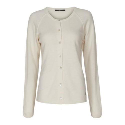 Comfortabele Cashmere Cardigan 50067 Btfcph , White , Dames