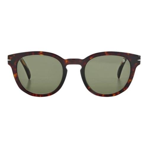 Klieke ronde zonnebril Eyewear by David Beckham , Brown , Heren