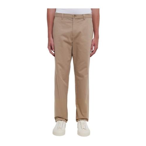 Beige Katoenen Chino met Zakken A.p.c. , Beige , Heren