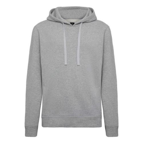 Katoen Gemengde Hoodie Sweater Boggi Milano , Gray , Heren