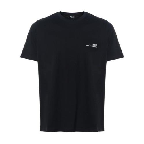 Zwart T-Shirt LZZ A.p.c. , Black , Heren