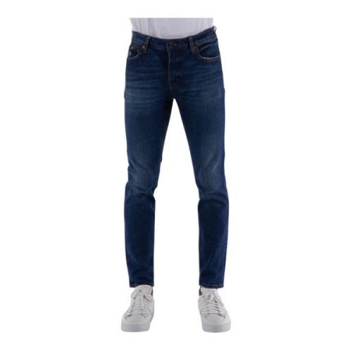 Slim Fit Blauwe Jeans Haikure , Blue , Heren