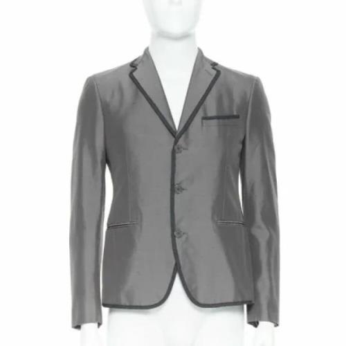 Pre-owned Cotton outerwear Bottega Veneta Vintage , Gray , Dames