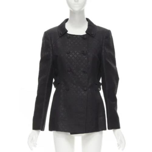 Pre-owned Cotton outerwear Gucci Vintage , Black , Dames