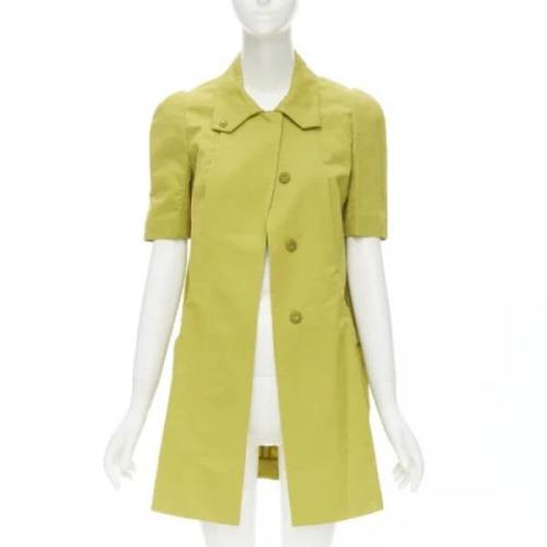 Pre-owned Cotton outerwear Marni Pre-owned , Yellow , Dames