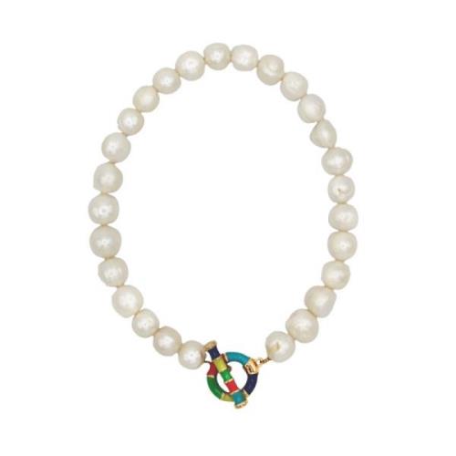 Linda Parelsnoer Ketting Timeless Pearly , White , Dames