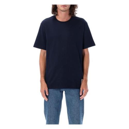 Ruimvallend T-shirt met korte mouwen en zijsplit Thom Browne , Blue , ...